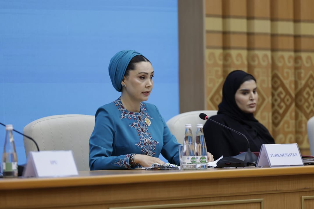 Oguljahan Atabaýewa BMG-niň maslahatynyň çäklerindäki Zenan ýolbaşçylaryň duşuşygynda çykyş etdi