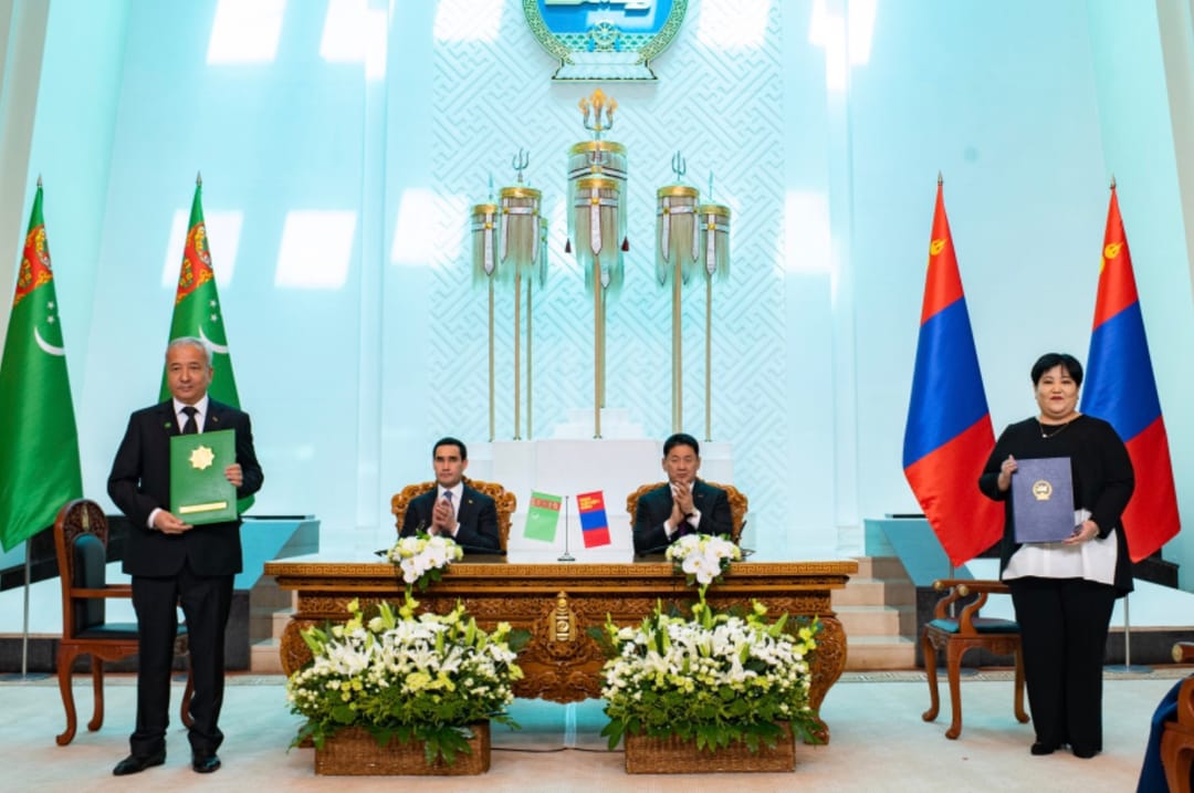 Информационные агентства Туркменистана и Монголии подписали меморандум о взаимопонимании