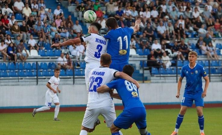 Jumaýewiň geçiren netijeli pasy «Witebsk» klubyna Belarusyň kubogynyň 1/8 finala çykmaga kömek etdi