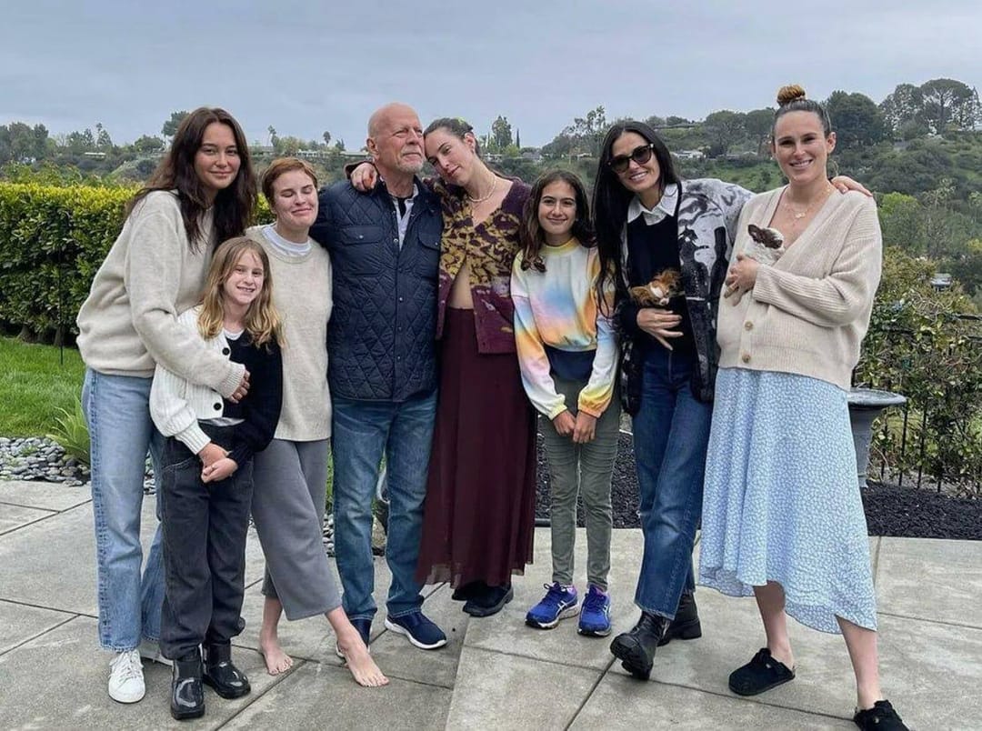 Bruce Willis moved to a separate house due to the progression of the disease