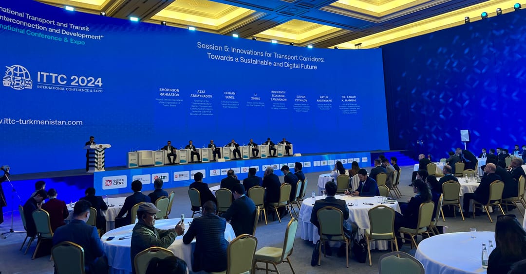 The second day of the ITTC 2024 international conference on sustainable transport has started in Ashgabat