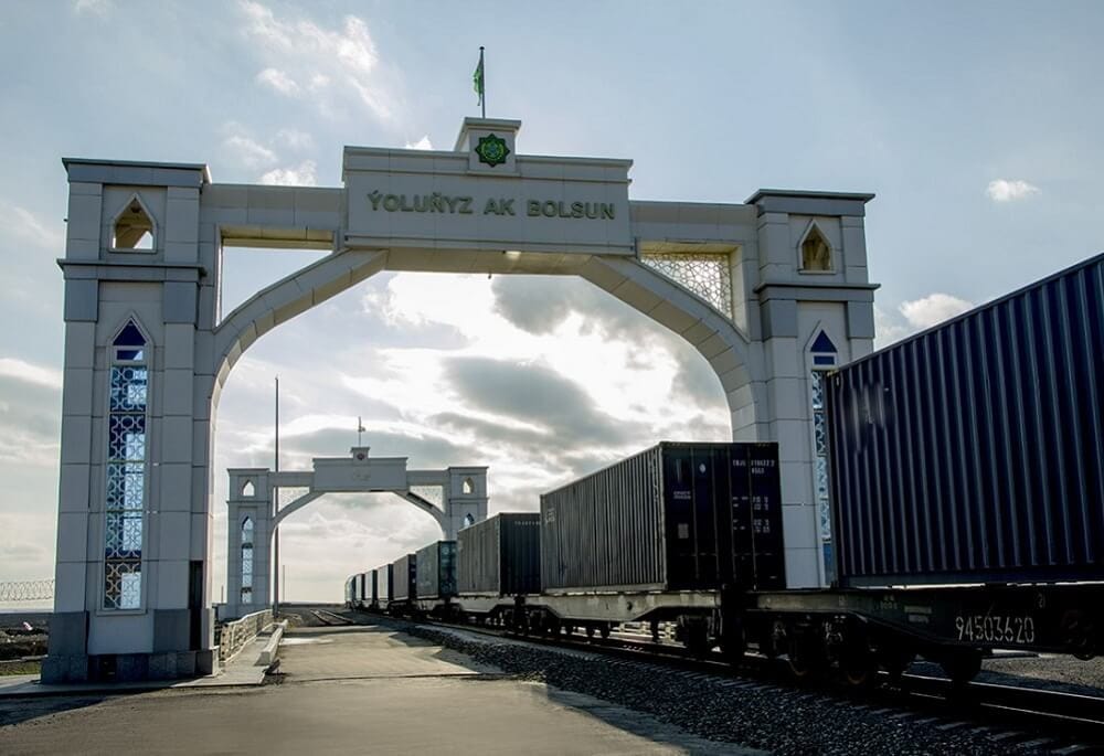 The first freight train from Russia to Saudi Arabia passed through Turkmenistan