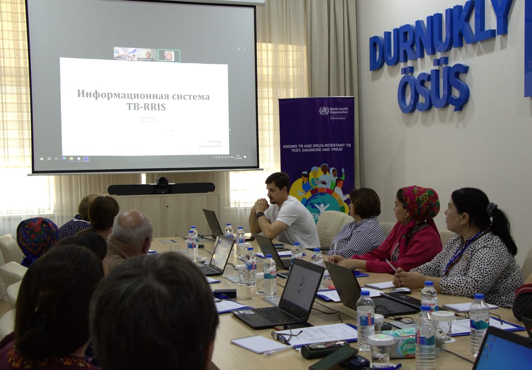 WHO experts held a seminar for tuberculosis specialists in Turkmenistan