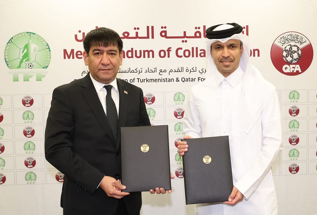 Football Federations of Turkmenistan and Qatar signed cooperation agreement