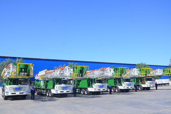 В западный регион Туркменистана поступило 9 грузоподъемных машин, закупленных в КНР