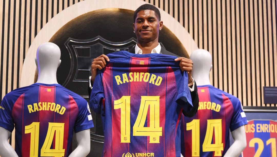 “Barcelona “announce signing of Rashford until end of 2025/26 season