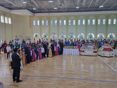 Aşgabatdaky Döwletliler köşgünde baýramçylyk çäresi geçirildi