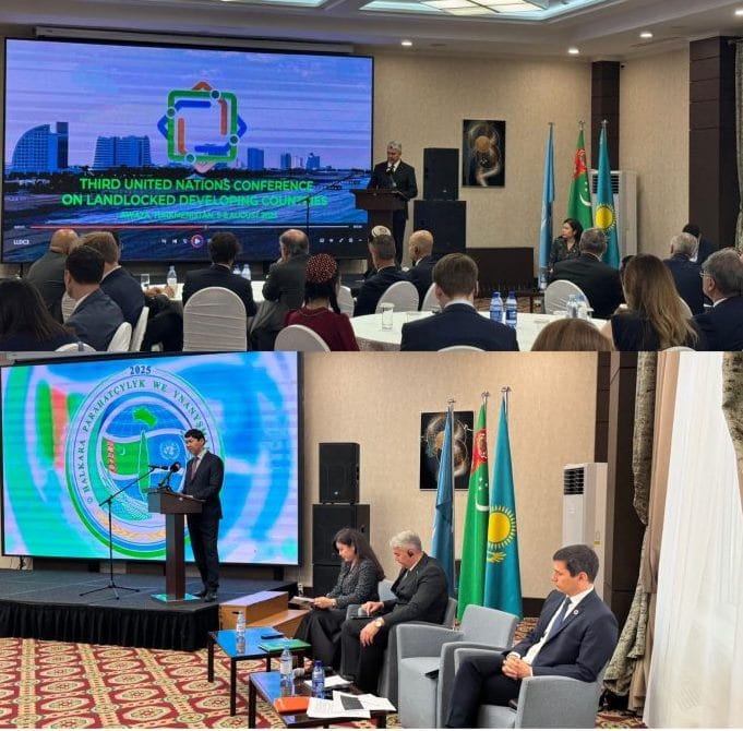 Türkmenistanyň Gazagystandaky ilçihanasynda brifing geçirildi