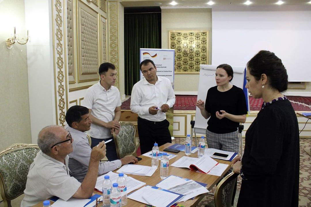 GIZ в Туркменистане провело тренинг по адаптации к изменению климата в бассейне Мургаба