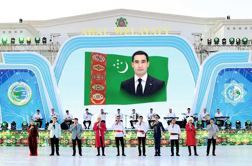 «Ýaňlan, Diýarym!» telebäsleşiginiň Ahal welaýat tapgyry geçirildi
