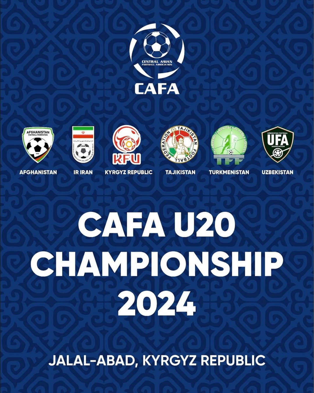 The youth national team of Turkmenistan under 20 will take part in the CAFA football championship