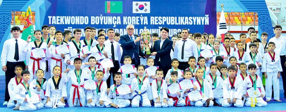 Aşgabatda Koreýa Respublikasynyň ilçisiniň kubogy ugrunda taekwondo boýunça ýaryş geçirildi