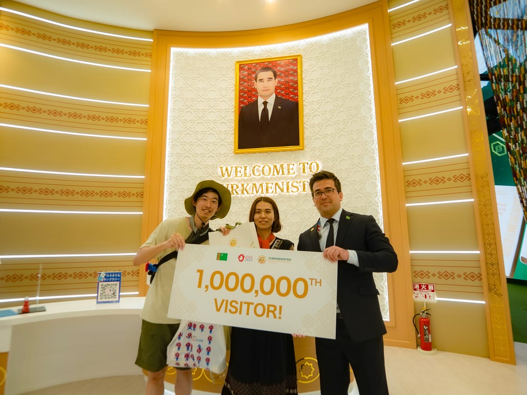 Павильон Туркменистана на EXPO 2025 в Осаке принял миллионного посетителя