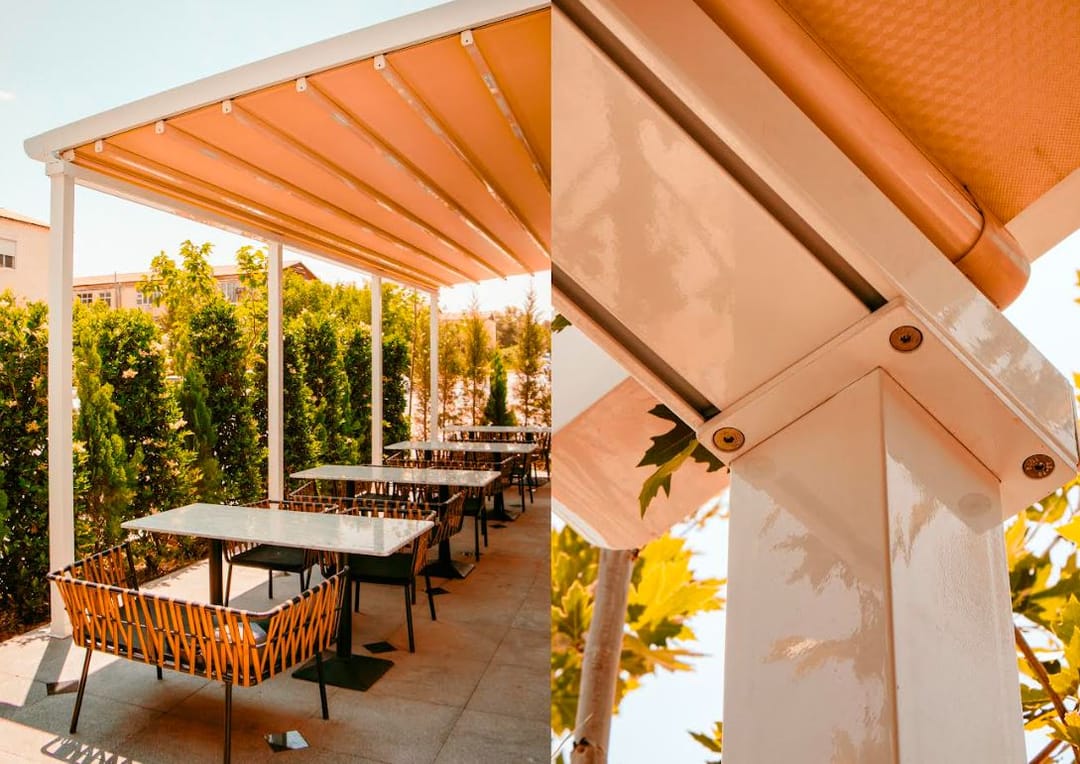 Innovative gates, awnings and pergolas from Arman Systems 