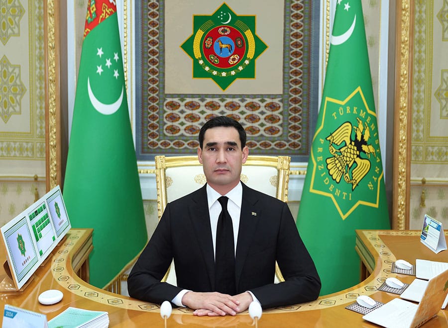 The President of Turkmenistan received a congratulatory message from Mintimer Shaimiev