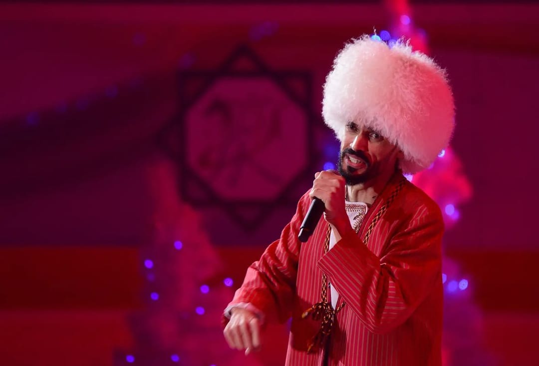 Aşkabat'ta, Türkmen asıllı İranlı şarkıcı Emin Rasen'in konseri yapıldı