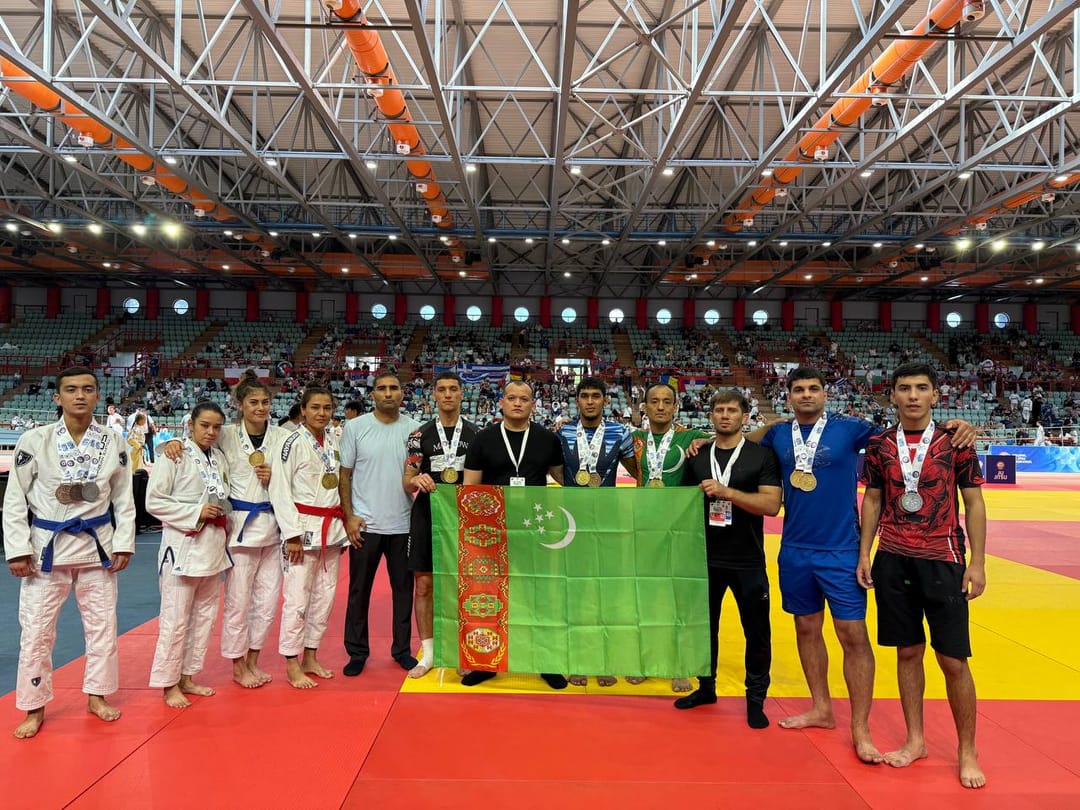 Turkmen Jitsu wrestlers won 21 medals at Balkan Open Championship in Athens