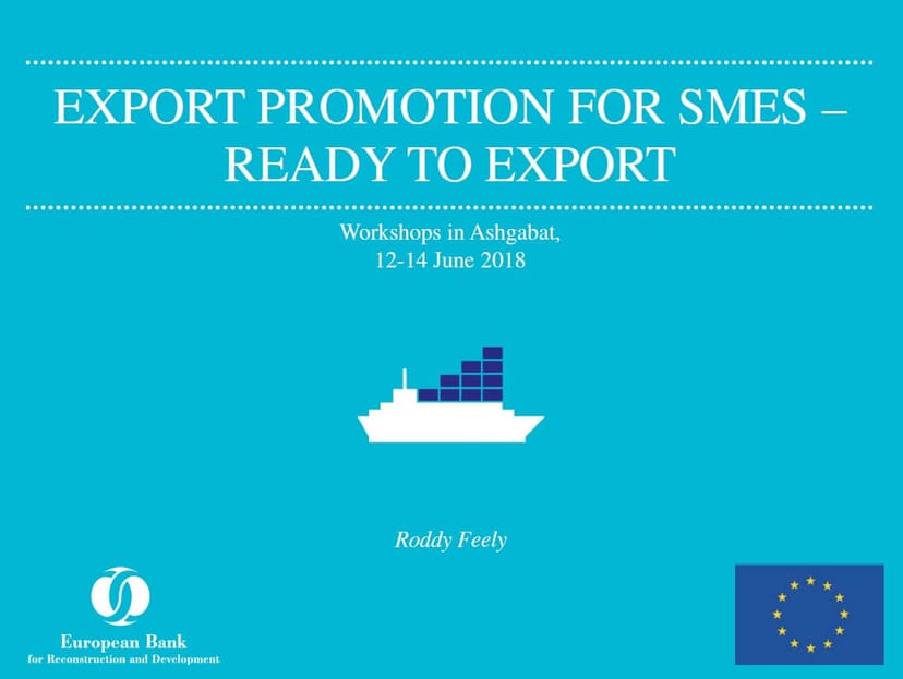 Продвижение экспорта для малых и средних предприятий – Готовность к экспорту