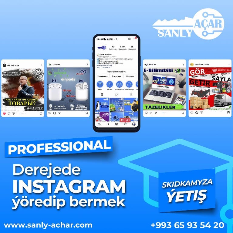 Instagram ýöredip berýäris 