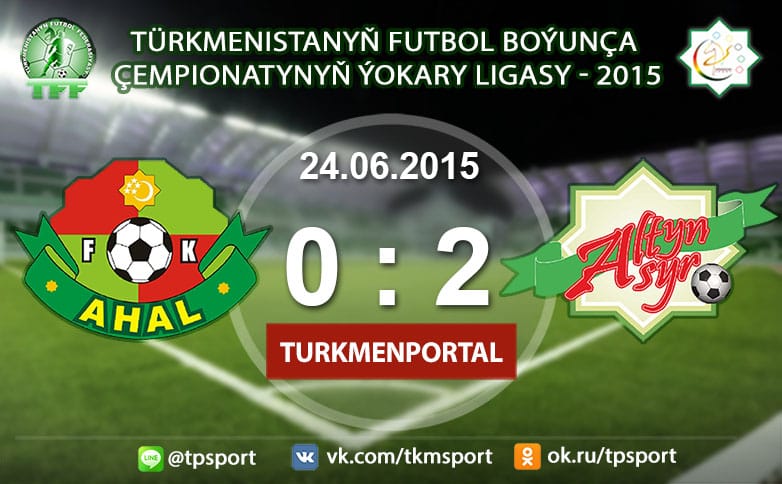 «AHAL» — «ALTYN ASYR»: SANLAR, MAGLUMATLAR