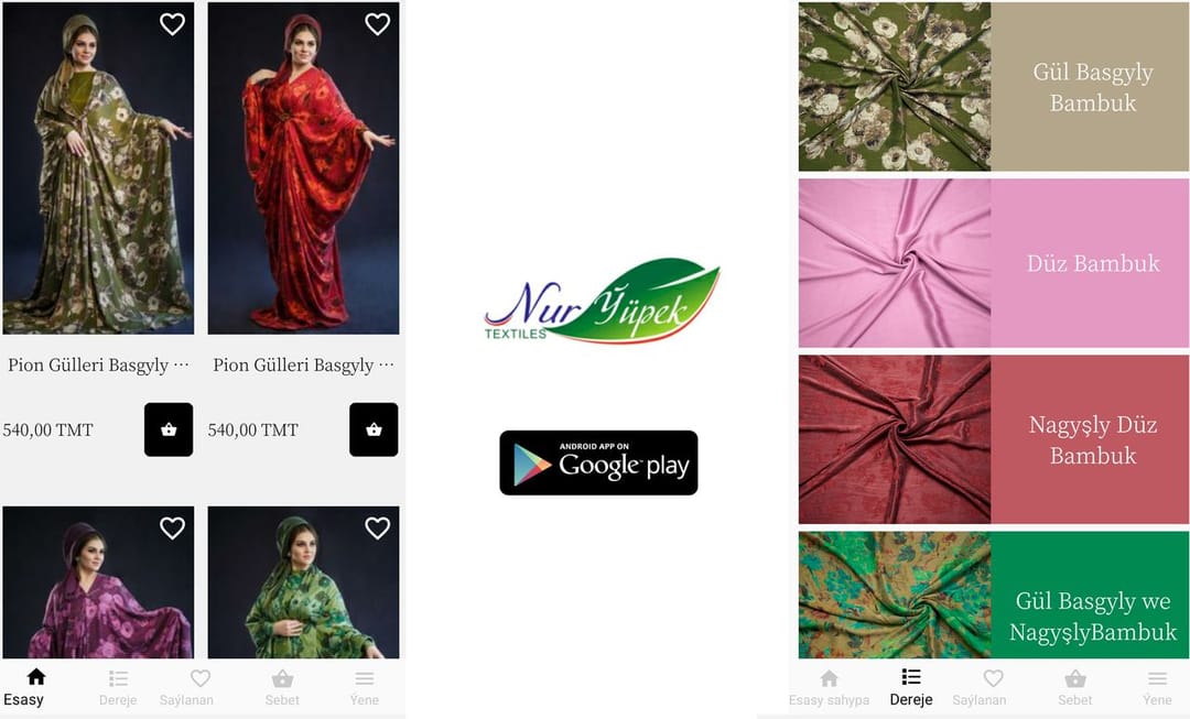 Обзор возможностей мобильного приложения «Nur ýüpek»