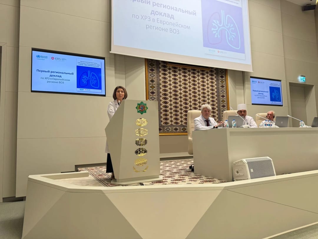 Türkmenistan BSGG-niň goldawy bilen dowamly dem alyş kesellerine garşy göreşmek mümkinçiligini güýçlendirýär