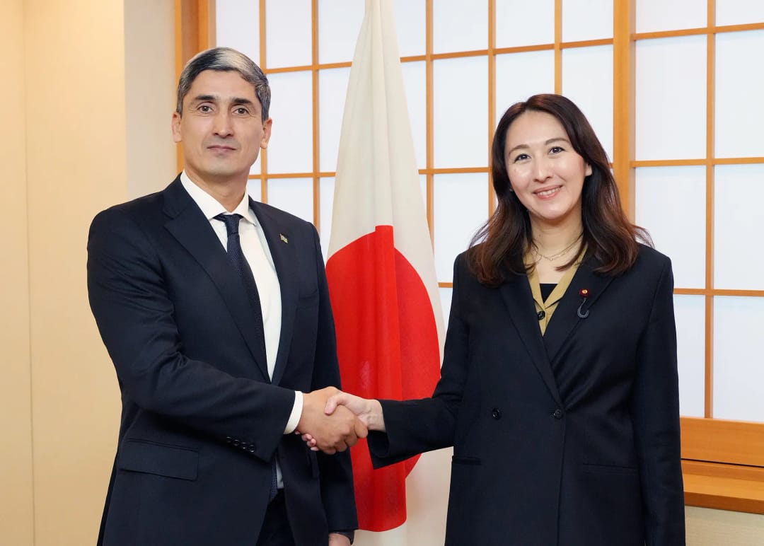 Japonya Dışişleri Bakanlığı'nda Türkmenistan Büyükelçisi ile bir görüşme gerçekleştirildi