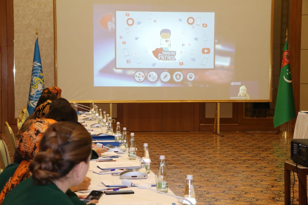 Turkmenistan launches "Immune Patrol": WHO's innovative educational health game for children