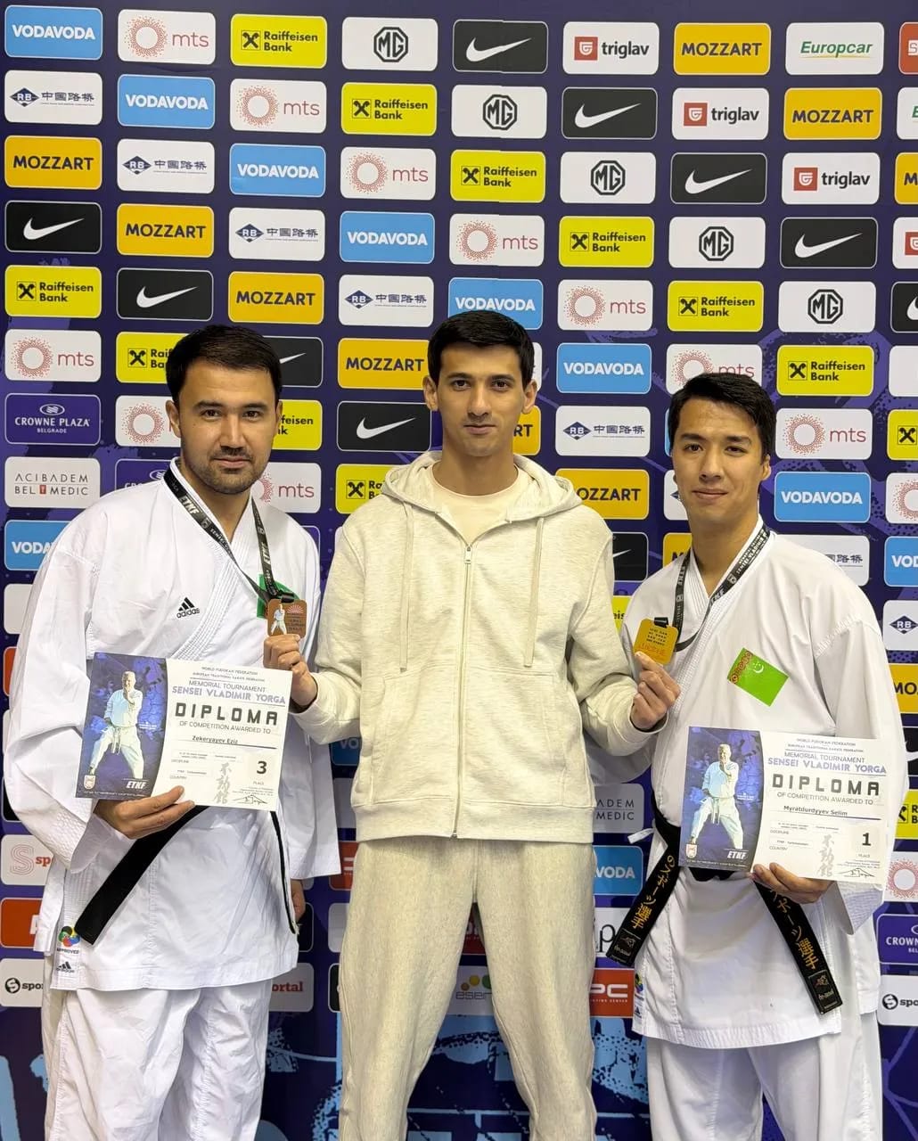 Türkmenistanyň karate boýunça ýygyndysy Belgradda geçirilen halkara ýaryşda iki medal gazandy