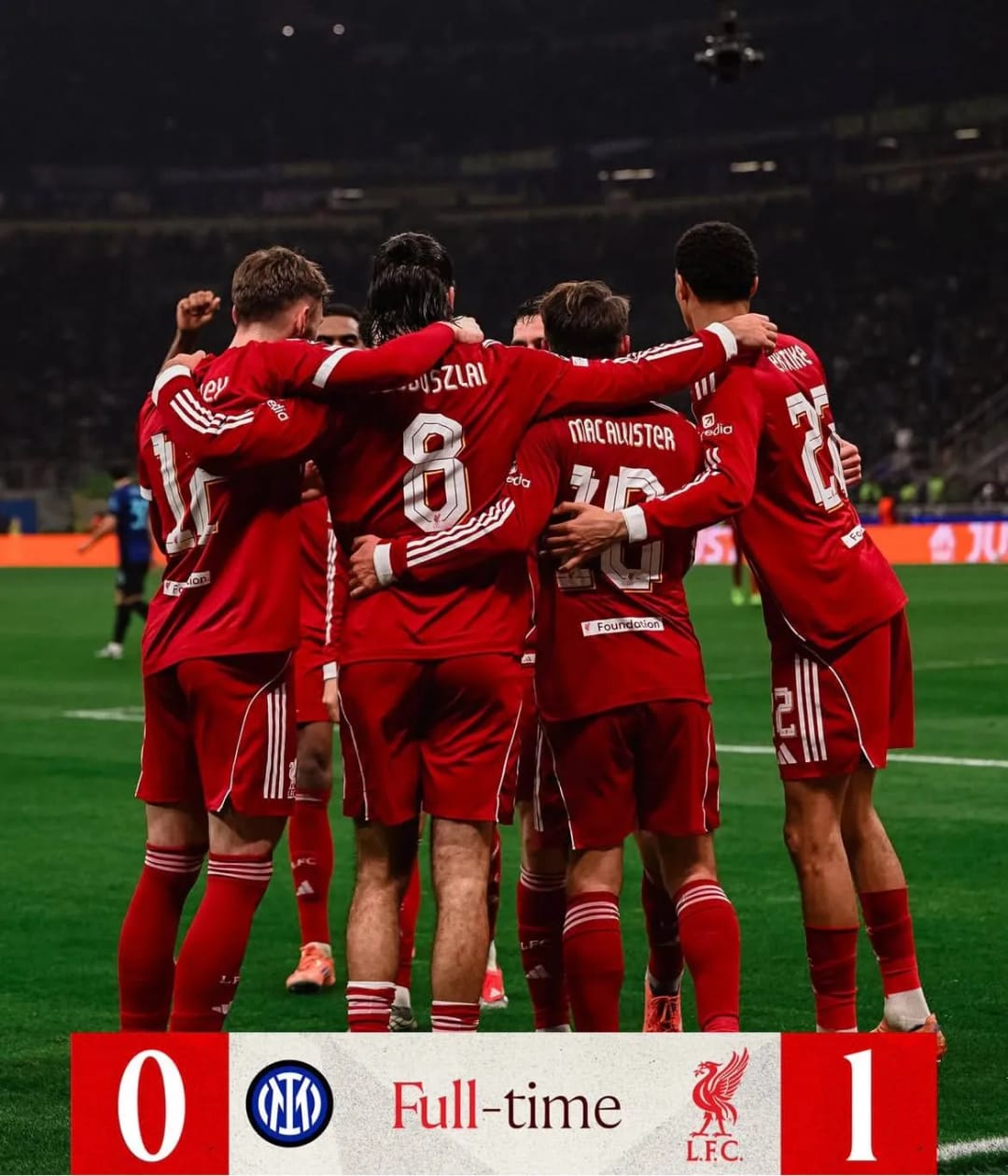 «Ливерпуль» обыграл «Интер» в матче Лиги чемпионов