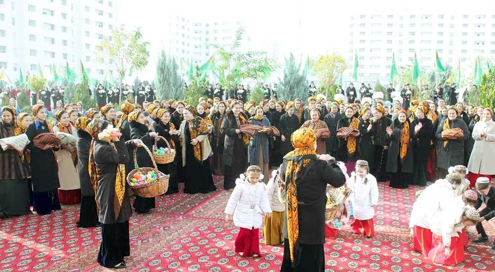 Arkadag şäherinde jaý toýlary tutuldy