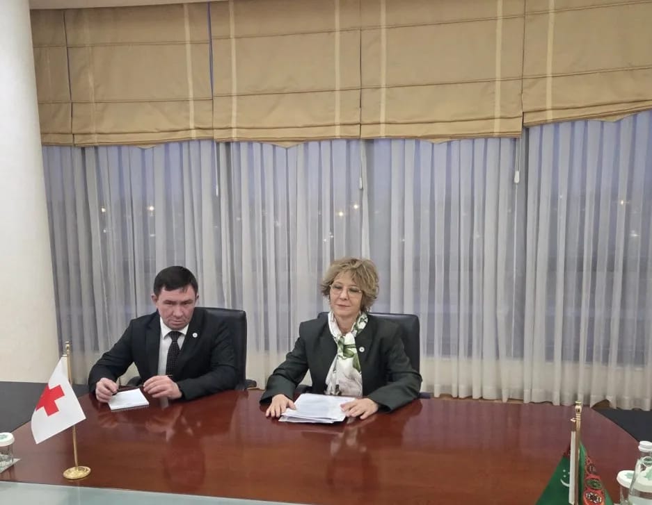 В МИД Туркменистана прошла встреча с главой Регионального представительства МККК в ЦА