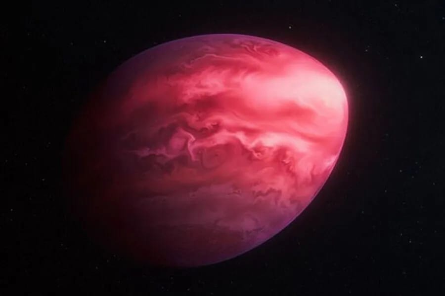 Астрономы обнаружили планету необычной вытянутой формы