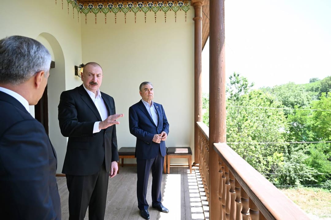 Gurbanguly Berdimuhamedov visited the Mehmandarovs' house-museum