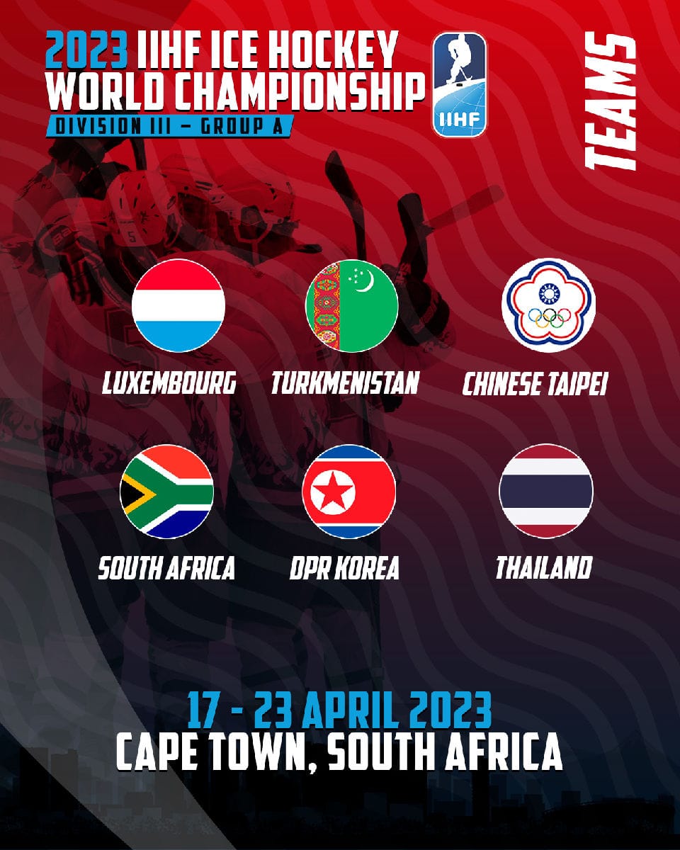 South Africa will host the matches of Group “A” of the third division of the 2023 Hockey World Cup