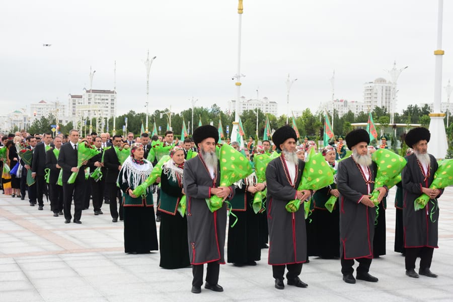 Celebrations for Constitution Day were held in Ashgabat