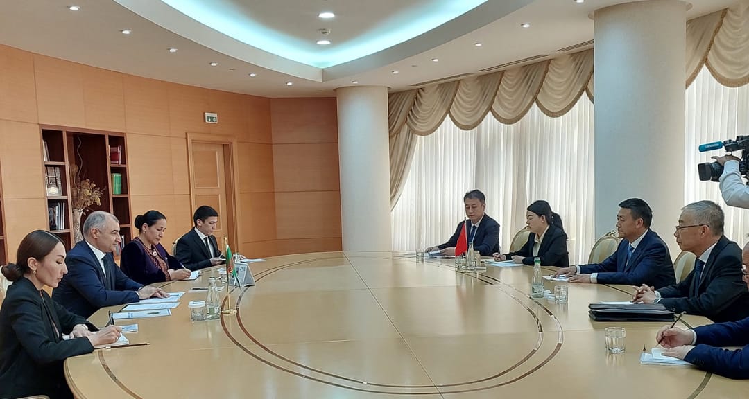 Türkmenistan DIM-inde Hytaýyň Gansu welaýatynyň wekiliýeti bilen duşuşyk geçirildi