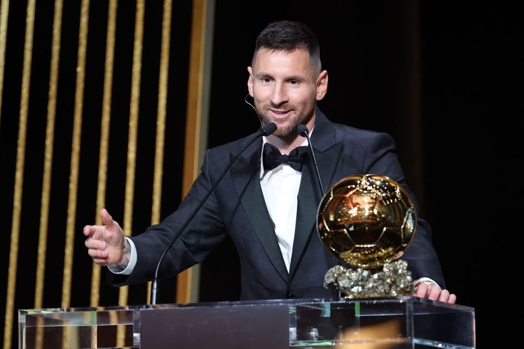 Messi became an eight-time Ballon d'Or winner