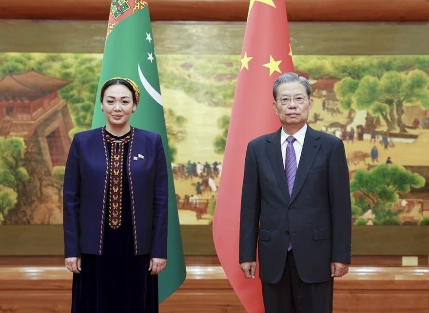 Türkmen milletvekilleri, Çin Ulusal Halk Meclisi Daimi Komitesi Başkanı ile görüştü