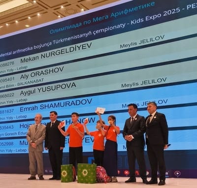 Melik Duyar: “Three world records in mental arithmetic were broken in Turkmenistan!”