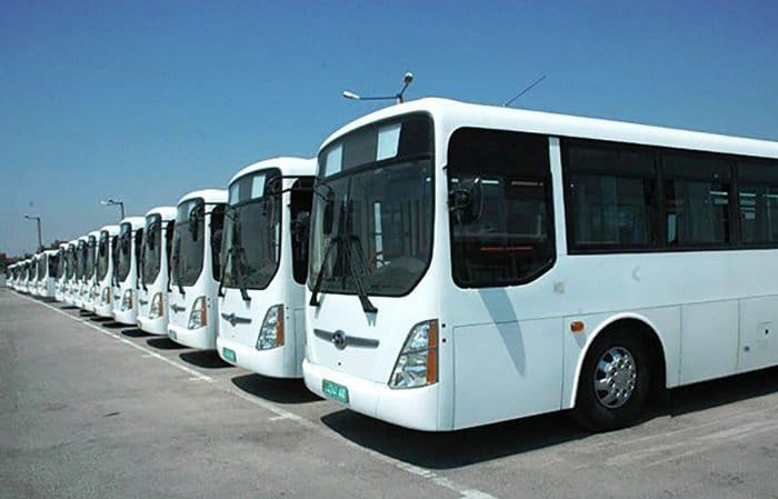 The bus schedule between Ashgabat and Dashoguz has become known