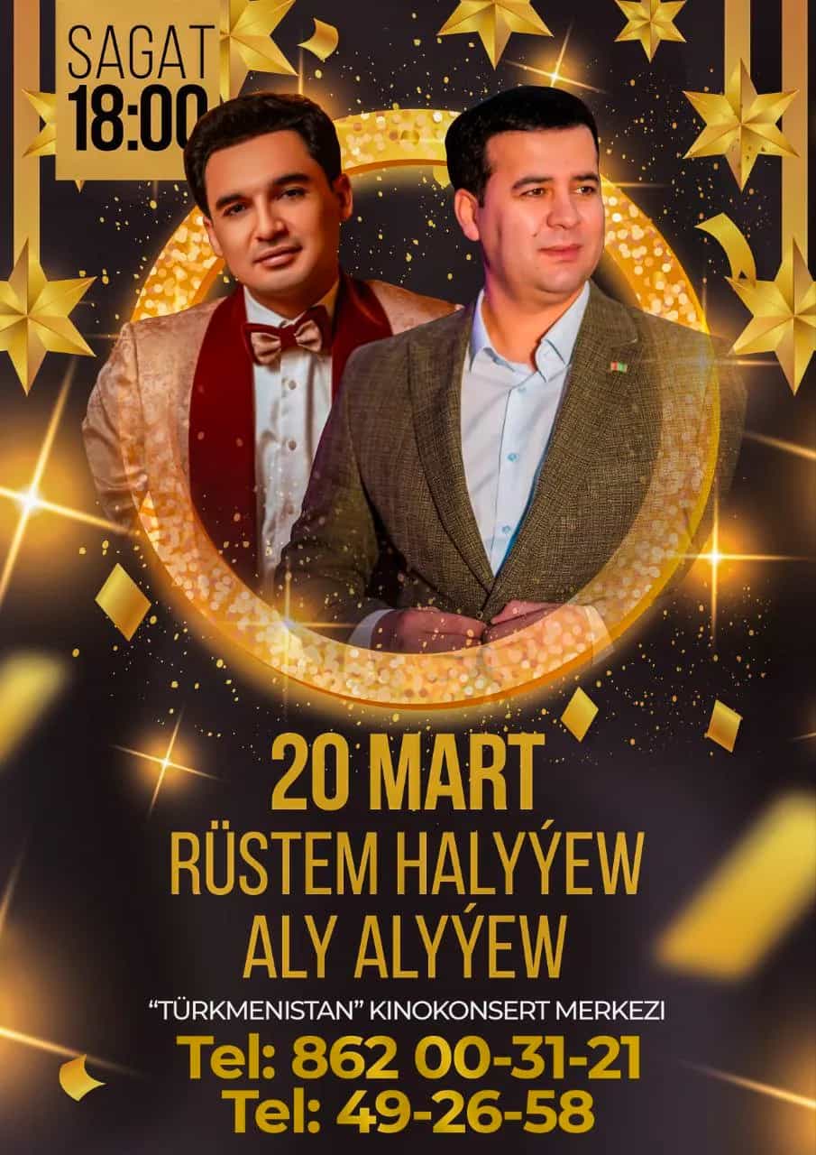 Estrada aýdymçylary Nowruz baýramy mynasybetli Aşgabatda çykyş ederler