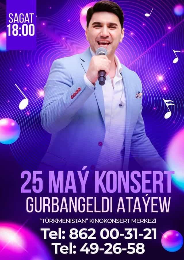 Aşgabatda estrada aýdymçylaryň konsertleri geçiriler