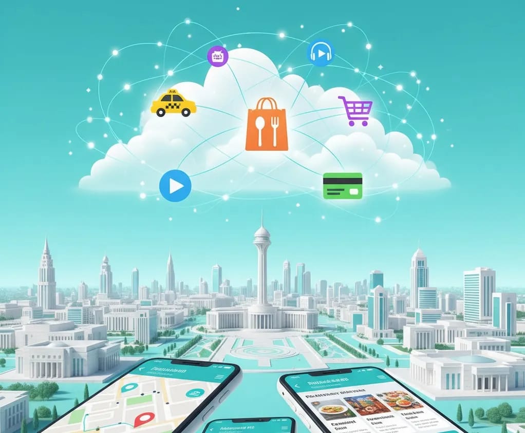 Aşgabadyň IT kartasy: döwrebap şäher durmuşy üçin zerur bolan 20-den gowrak mobil goşundy we sanly hyzmat