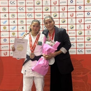 15-year-old student of Gulbadam Babamuratova won bronze at the Asian Judo Cup