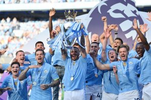 “Manchester City” became English football champions for the fourth time in a row
