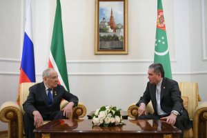 Gurbanguly Berdimuhamedov met with Mintimer Shaimiev in Kazan