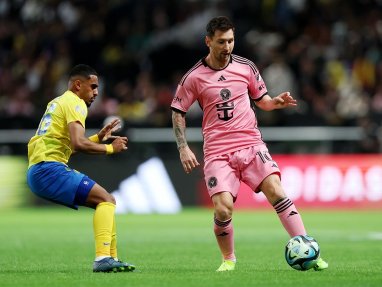 Al-Nasr defeated Inter Miami in a test match in Riyadh