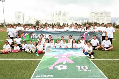  Turkmenistan celebrated Women's Football Day
