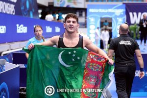 Алп Арслан Бегенджов завоевал бронзу на юниорском чемпионате Азии по вольной борьбе